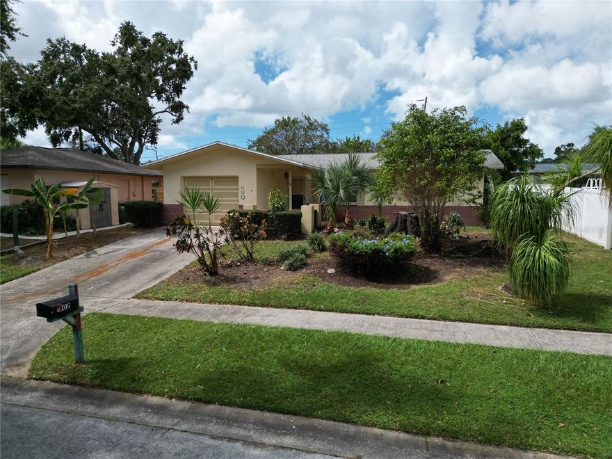 Wonderful opportunity in a highly desirable neighborhood! This spacious 2-bedroom home includes a large Florida room that can easily serve as a 3rd bedroom or flex space. The oversized 1-car garage and generously sized backyard add both convenience and outdoor living potential. The property is not in a flood or evacuation zone and comes with no HOA restrictions—offering peace of mind and flexibility. With just a few updates, this home has incredible potential to shine. Best of all, you are only 15 minutes from world-famous Clearwater Beach, where you can enjoy soft white sands, endless dining options, and vibrant local attractions. Don’t miss your chance to own in this sought-after location!
