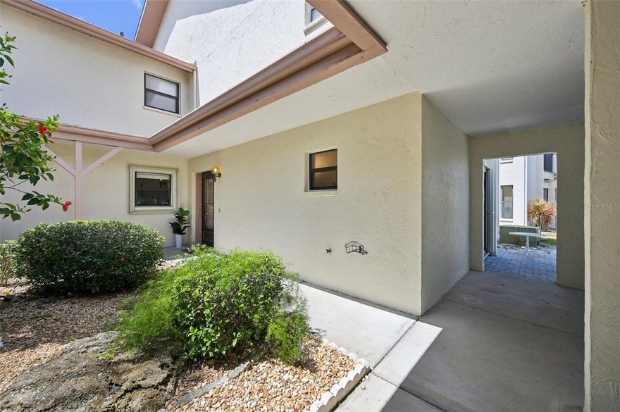 Welcome to your serene slice of paradise in beautiful Venice, Florida! This delightful 2-bedroom, 2-bathroom first-floor end unit condo is perfectly positioned on the peaceful Claw Lake, offering picturesque water views from your kitchen and living room. Enjoy your morning coffee while watching the wildlife or unwind in the evening with a cotton candy sunset from your enclosed patio —true Florida living at its finest. 

Step inside to discover modern luxury vinyl plank (LVP) flooring and neutral interior paint that creates an inviting atmosphere throughout. The spacious open layout makes everyday living and entertaining a breeze. The thoughtful layout includes a large primary bedroom with ensuite bathroom and two closets. The secondary bedroom has it's own bathroom allowing privacy for guests. Inside laundry boasts two front load machines and extra shelving for storage. Hurricane shutters makes this unit extra safe and the roof on this building was replaced in 2018. Villa Nova shores is a quaint community minutes from Venice Beach, Sarasota Memorial Hospital, waterfront dining, boating marinas and Historic Downtown Venice. Perfect for year-round living or a seasonal escape!