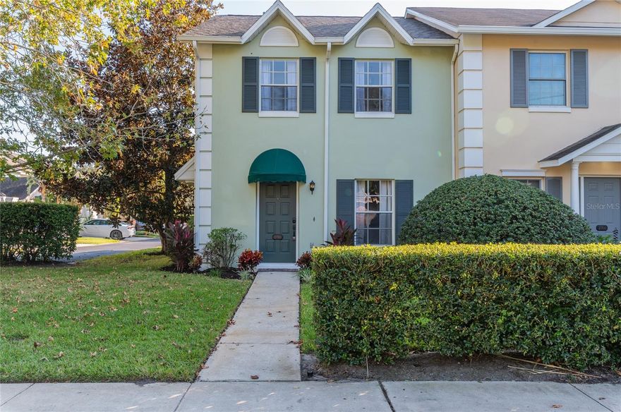 This designer influenced townhouse is nestled in the heart of Orlando's coveted Milk District, offering the perfect blend of convenience and charm. You'll find yourself within a close distance of shopping, dining, and the vibrant downtown Orlando scene, eliminating the need for a car. As you approach, the eye-catching curb appeal and Florida-friendly landscaping adorn both the front and side of the property. Step inside to discover the luxurious wide-plank vinyl flooring that graces every corner of this home. Being a corner property, it basks in abundant natural light, creating a warm and inviting atmosphere. The kitchen boasts elegant White Bay cabinetry, sleek quartz countertops, tiled backsplash, and a set of brand-new stainless steel appliances, making it a haven for culinary enthusiasts. Additional perks include a one-car garage with a recently installed door opener, a charming solarium for enjoying summer evenings with friends, and a freshly painted interior. A state-of-the-art air-conditioning system and ductwork and new hot water heater have just been added, ensuring your comfort year-round. The roof is approximately one year old, providing peace of mind. Every fixture, fan, faucet, and mirror is newly appointed and thoughtfully coordinated with the home's theme. All bathrooms have been tastefully remodeled, adding to the home's overall appeal. For a competitive $235 a month the homeowners association takes care of all exterior yard work, fertilization, and pest control, while granting you access to the community pool – making maintenance a breeze. Don't miss this opportunity to claim your slice of downtown paradise!