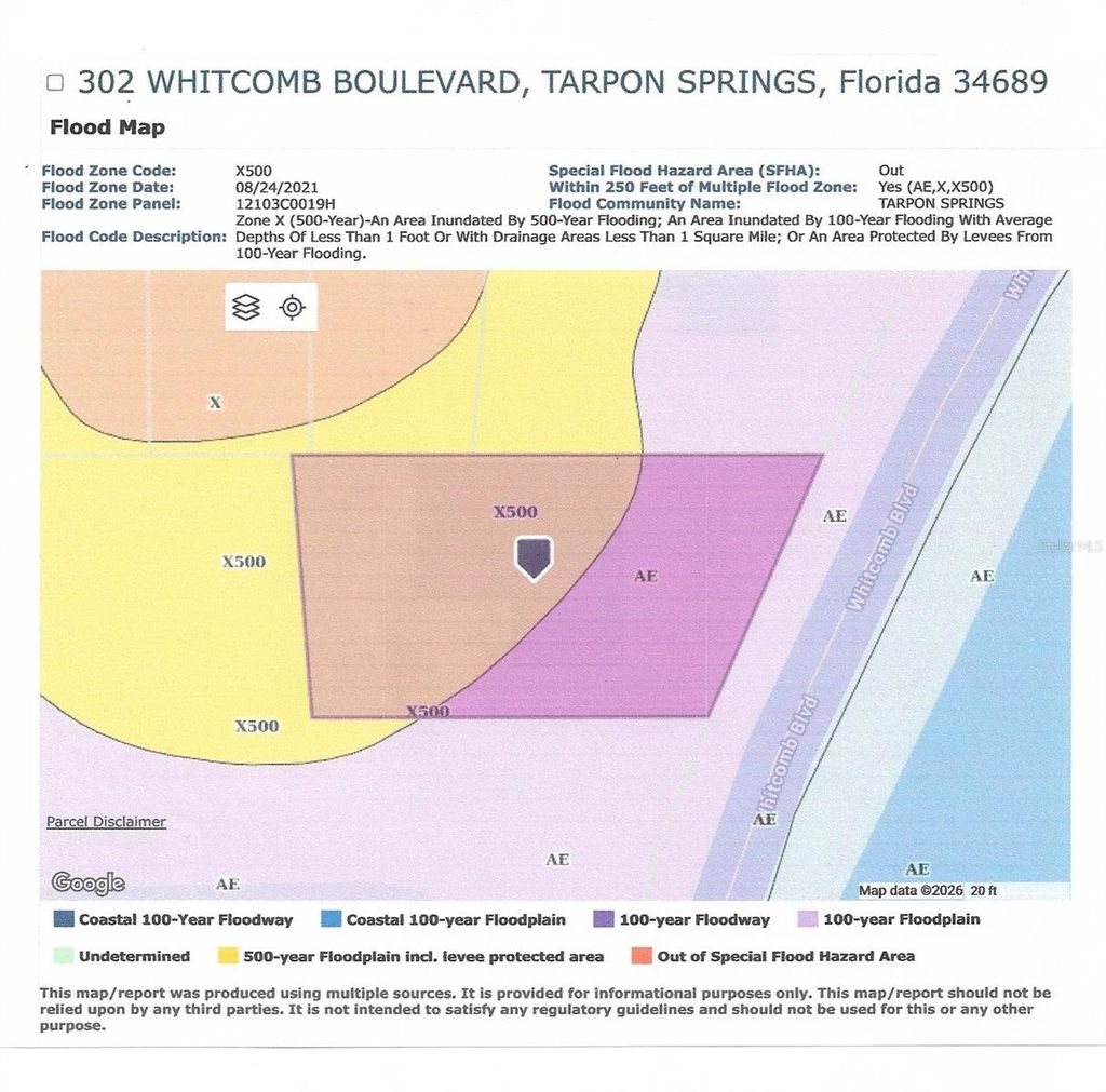 Photo of 302 Whitcomb Boulevard, Tarpon Springs, FL 34689 (MLS # TB8449597)