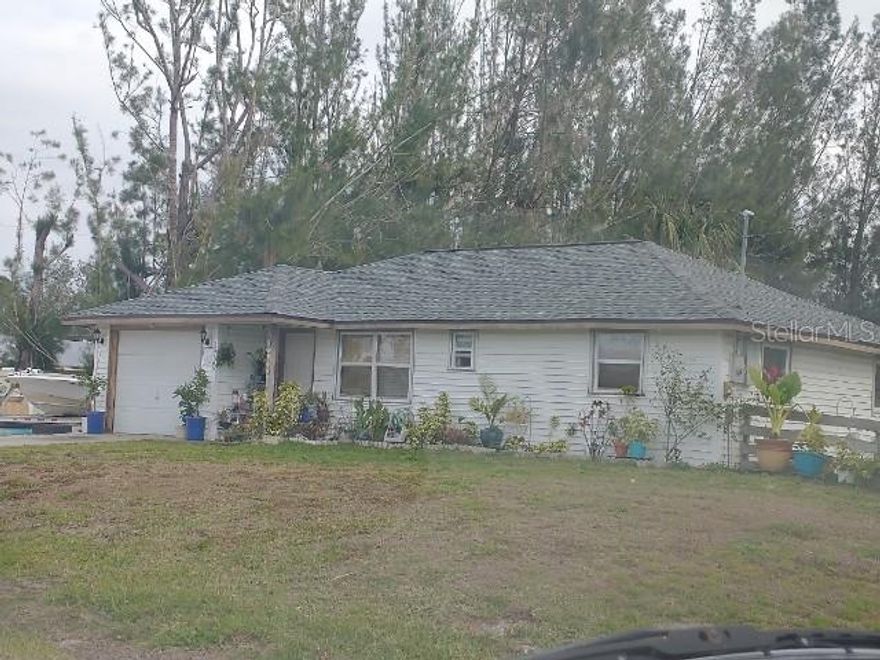 SOLD DATA ONLY. 2/2/1 ON HALF ACRE IN SOUTH PUNTA GORDA HEIGHTS