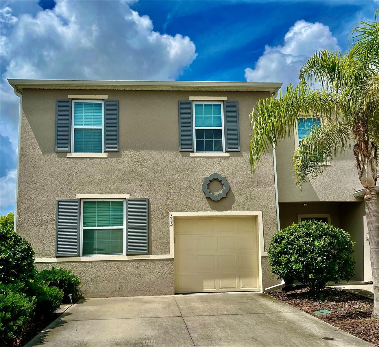 Davenport finest! Beautiful 3 bedroom, 2.5 bathroom, 1 car garage townhome located in the GATED community of Lake Bluff at Town Center
East. This Freshly painted END Unit featuring an OPEN FLOOR PLAN with TILE FLOORING throughout the first floor and attached garage. Spacious kitchen with BREAKFAST BAR overlooking the large living and dining space. All bedrooms are carpeted and on the second floor, as well as a laundry room and linen closet. This property also features a private screened-in lanai, perfect for entertaining with a nice view. The community features a RESORT STYLE POOL, featuring poolside lounge chairs, an expansive COVERED seating area, and convenient bathrooms. Included in the rent is lawn care, irrigation, as well as a community pool, and a community gate. This highly desirable community is centrally located minutes away from supermarkets, pharmacies, shopping centers, award-winning restaurants, movie theaters, World-Class golf courses, Walt Disney World, Champions gate center, new Orlando Health Hospital coming soon, new elementary and high schools, Interstate 4, State Road 429 and State Road 417.