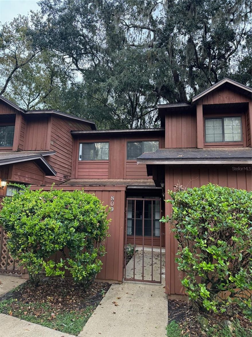 Spacious and well-located 2-bedroom, 2-bath townhome on a convenient bus route with easy access to shopping, dining, and I-75. Located approximately 3.5–4 miles from the University of Florida, this property has both accessibility and convenience.

This functional floor plan features one bedroom and one full bathroom on each level, providing flexibility and privacy. The upstairs bedroom includes an additional bonus room—ideal for a home office, study area, or extra storage.