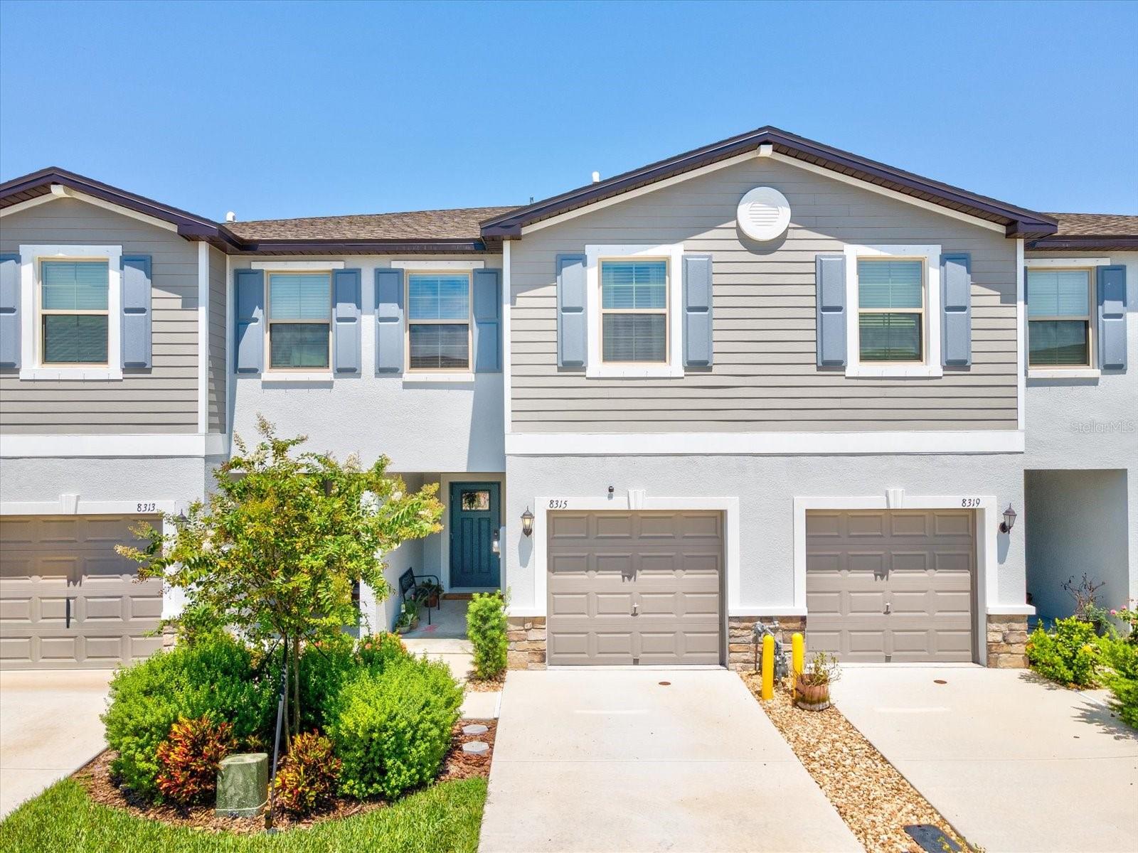 Welcome to this beautifully maintained Hampton Model, built in 2024, offering style, comfort, and convenience in one of the area’s most desirable communities. Featuring 3 bedrooms, 2.5 bathrooms, and a thoughtful layout, this home is move-in ready and designed for today’s lifestyle.
The welcoming covered front porch and spacious foyer set the tone for the inviting interior, highlighted by upgraded lighting. The open dining and kitchen combination overlooks sliding glass doors that lead to your covered back patio and private fenced yard with no rear neighbors. The modern kitchen boasts shaker cabinets, granite countertops, GE stainless steel appliances, and natural gas for cooking. A half bath is conveniently located downstairs for guests.
Upstairs, you’ll find all three bedrooms plus a versatile loft. The primary suite offers a walk-in closet and en suite bathroom with dual sinks. Laundry is located upstairs for everyday ease. The home is equipped with a natural gas clothes dryer and a tankless water heater, providing hot water almost instantly. The current owners especially love the smart floor plan and the very low monthly utility costs.
Community amenities include two pools with shaded gathering areas available for private events, a playground, and lawn care with reclaimed irrigation included. The location can’t be beat—near top-rated schools, shopping, and dining, including Mitchell Ranch and Mitchell Ranch South Plazas, with quick access to State Road 54 and Little Road. Note: The home is equipped with audio and camera's.