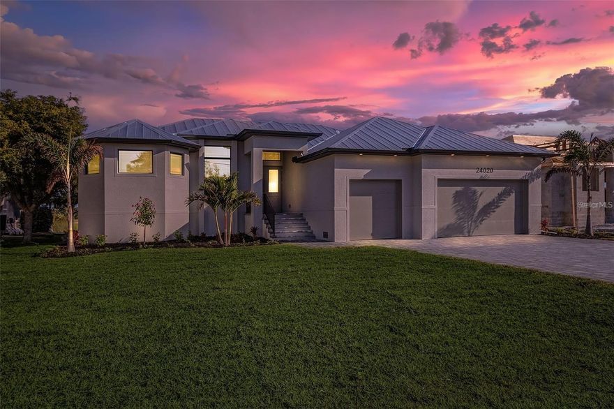 Pre-Construction. To be built. PRE-CONSTRUCTION LISTING OPPORTUNITY!!  All of our completed homes are either under contract or already sold!  But, no worries because build times are much improved now!   This stunning 2,367 sf 3+den/3/3 pool home on a 1/3 acre lot can be yours!  The location is not just another lot in Burnt Store Lakes, it's  oversized and you're protected from homes behind you with the Park and green zone!  Schedule your "DESIGN DAY" with the builder and choose from the many options in their showroom.  This open concept floor plan includes an attractive front elevation, tall ceilings, 3 bedrooms + den, 3 bathrooms including one with access directly from the pool, and a landscaping plan you can help shape!  Looking for a little time to plan the sale of your current home before moving down, well here's your chance!  Many standards included in our quote are upgrades with other builders.  10' beam, 13' tray in the great room, Impact windows and doors, Custom soft closing Cabinetry, granite or quartz countertops, custom lighting, metal roof, upgraded appliances, luxury flooring, wood shelving, you choice of interior paint, hardware, faucets, a salt water pool and much, much more all INCLUDED!!  This price also includes a full outdoor kitchen with grill, mini fridge, and sink!  Trust a local builder who's been working with the BSL POA for several years and has completed 12 homes to date.  This huge .34 acre lot is located with easy access to Burnt Store rd whether you're going North or South.  Minutes from Restaurants, grocery, and next door to Burnt Store Marina where there's a full service boat Marina with access to Charlotte Harbor, restaurants on the water, and a golf course!  Burnt Store Lakes has a very low yearly HOA fee which helps maintain a clean well kept community!  Kayak launch, community park, etc.  Builder has multiple lots to build on and several turnkey floor plans to choose from.  Pictures displayed are similar homes we've completed recently within the Burnt Store Lakes Community.  Give us a call and plan your "Design Day"!