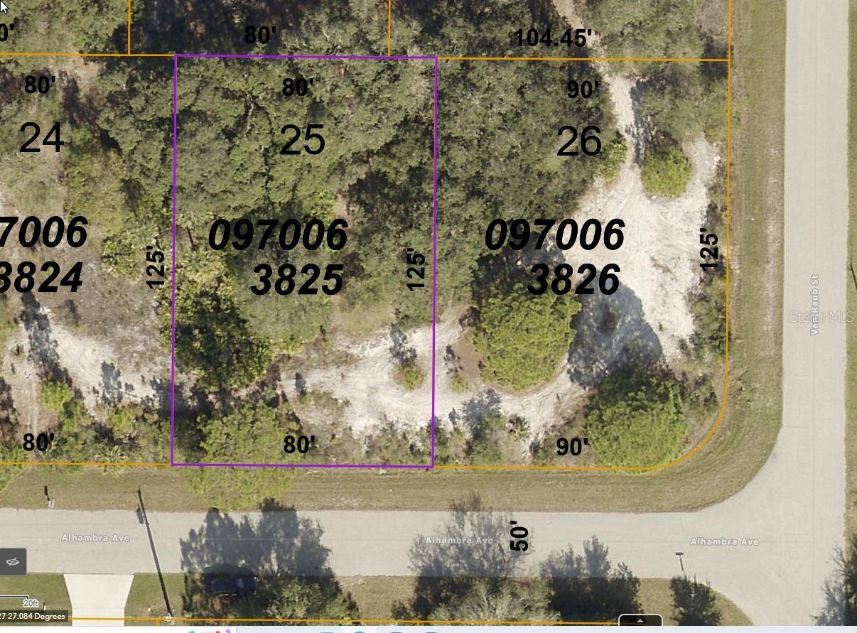 One of two standard size attached building lots that must be sold together allowing buyer options for construction. Quiet area with new construction and several builders to choose from. Short distance to shopping in North Port. Excellent location for a growing family or that retirement home.