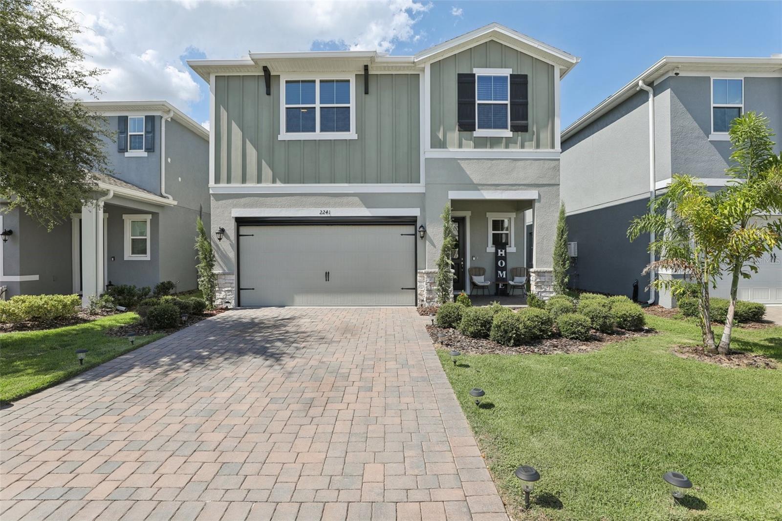 Welcome to a home where comfort meets charm! This beautifully maintained 4-bedroom, 3-bath home is perfectly designed for family living, with all bedrooms thoughtfully located upstairs for added privacy and space. No carpet on the first floor allows for easy floor care even in the Florida humidity.
Step outside and enjoy your own fully fenced backyard—complete with a vinyl privacy fence and lanai, ideal for weekend barbecues or quiet mornings with coffee. The energy-efficient solar panels and spacious 2-car garage add convenience and long-term savings.
What truly sets this home apart is its vibrant, friendly neighbourhood. Picture evening strolls to the nearby playground, the community pool, and the peaceful fishing pond, all creating a lifestyle that feels like a daily retreat.
If you’re looking for more than just a house—if you’re looking for a home—this is the one. Schedule your private showing today!