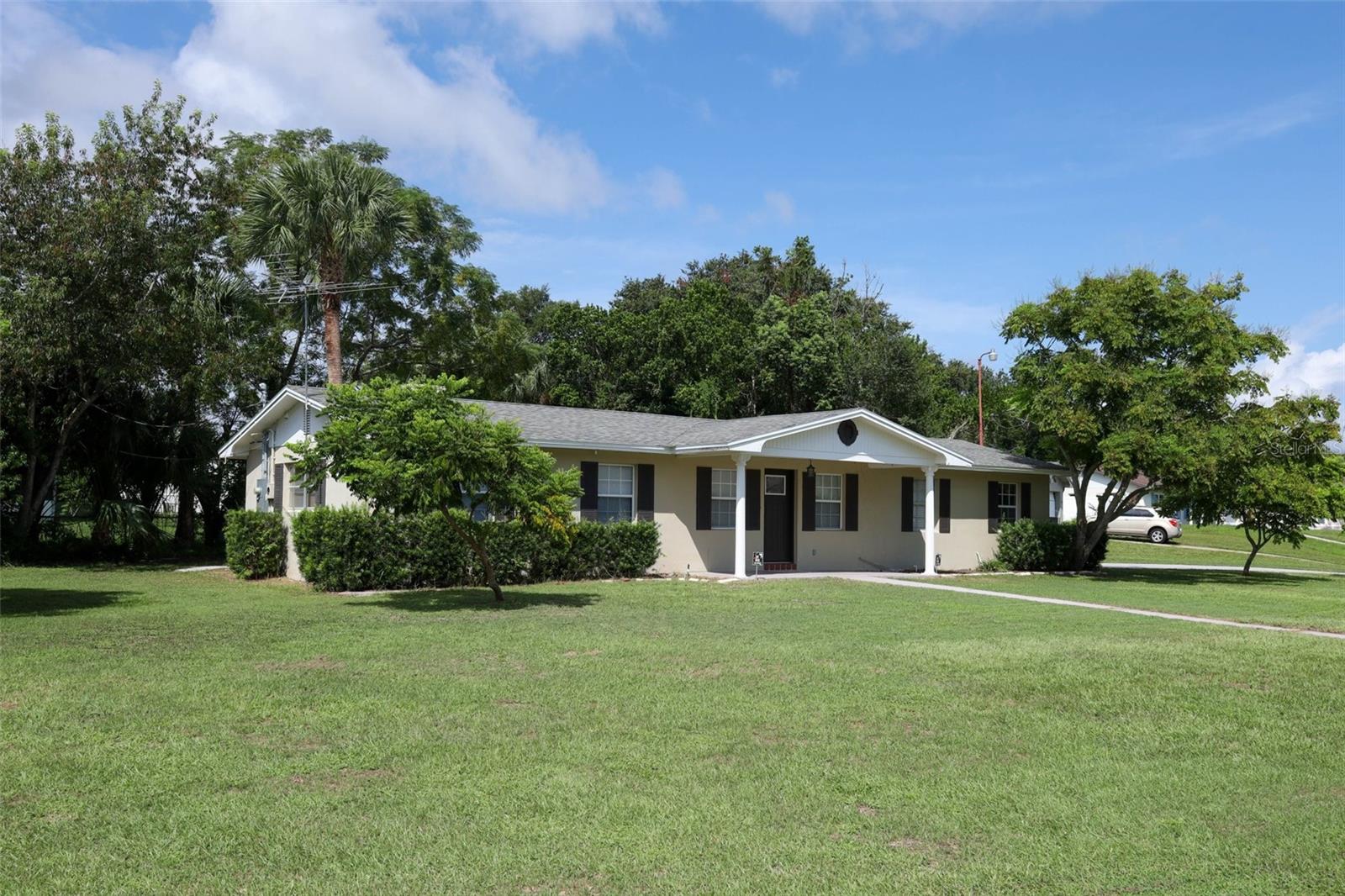 Located in a great neighborhood this private yet centrally located home will meet your needs. Make this charming home. Yours newly painted interior. Cozy up to the fireplace or lounge out in the Florida room. Spacious yard and Lake Gleason is across the street Lake access from public ramp on E. Gaucho Circle at Lake Gleason Park. Don’t miss out schedule a showing.