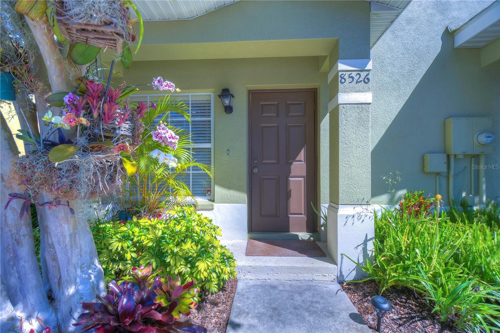 BEST LOCATION in the junction of Wesley Chapel and New Tampa! This MOVE IN READY, Maintenance Free Town home provides you the highest quality of both WC and NT lifestyles! This meticulously maintained One of Kind home offers 2 bedrooms and 2-1/2 bathrooms, featuring Tile Flooring downstairs and carpet flowing up the stairs and through the bedrooms! The Spacious living room area with a Half Bath, adjacent to the Kitchen, welcomes you and would be perfect to entertain your family/guests before relaxing on the Covered Lanai. It offers Double Master bedrooms upstairs, each with its own private bathroom. Also in the second floor very conveniently located the Laundry closet with Washer and Dryer. The gated community of The Hammocks provides access to the neighboring community pool with a fitness center! Located just minutes to High End Shopping, including The Shops at Wiregrass and Premium Outlet Mall, Upscale Fine Dining, Florida Hospital, New Ice Rink, Top Rated Schools and I75 / I275! you don’t want to miss this fantastic opportunity.