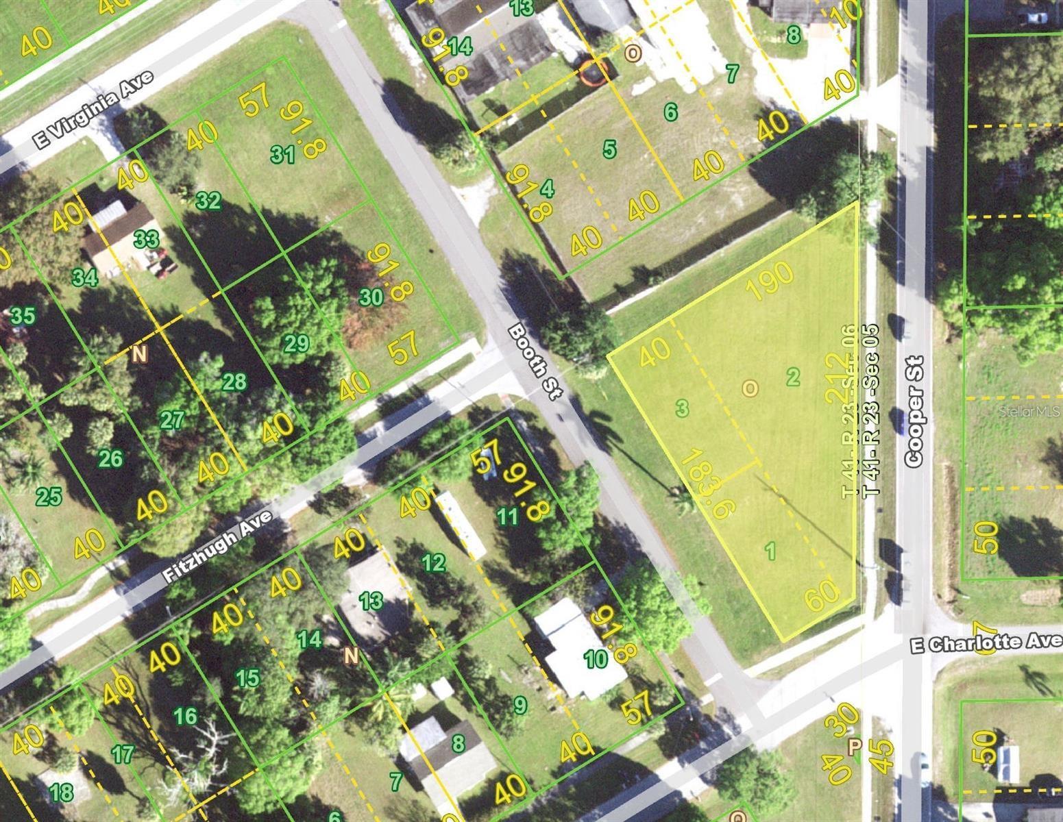 Almost a half acre zoned Neighborhood Center District Mix Use. In the heart of Punta Gorda. This property has road frontage on 3 sides!