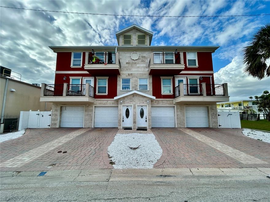 Live just steps from the sand in this beautifully updated 2-bedroom, 1-bath coastal residence located less than half a block from the Gulf of Mexico. This bright and open second-floor unit features tile flooring throughout, an open-concept living area, granite counters, solid wood cabinetry, and a spacious kitchen with a breakfast bar. Enjoy your morning coffee or evening sunset from the private front balcony, or relax downstairs on the large covered patio in the fully fenced shared yard. The home includes a private interior laundry with washer and dryer, central AC, and a shared 1-car garage for secure parking and storage. Just moments from beach access, Johns Pass, restaurants, shopping, and the trolley line, this property offers a true walkable beach lifestyle in one of Madeira Beach’s most desirable pockets. If you’ve been wanting a clean, modern unit near the water with convenience at your doorstep, this is the one. The lease term is for one year. All utilities are tenant's responsibility. Monthly income for the household must be between 2.5x - 3x the monthly rent. First month's rent and security deposit equal to month rent is due prior to move-in. All occupants over 18 yrs. must apply and be on lease. No smoking and pets are allowed on a case-by-case basis.