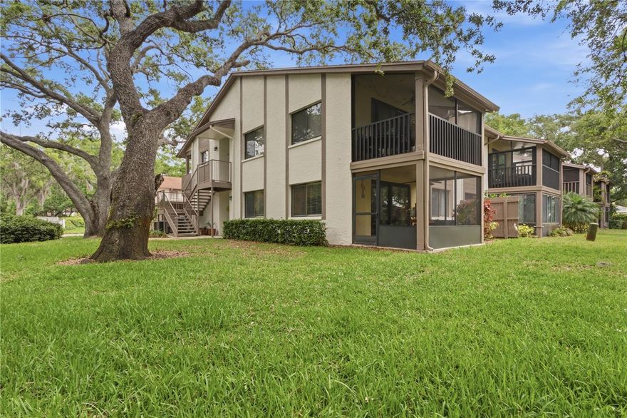 Super affordable, adorable, and perfectly located — this 2-bedroom, 2-bath condo puts you right in the heart of award-winning Safety Harbor. Step inside to an inviting layout featuring an updated kitchen, all tile flooring throughout, in-unit washer and dryer, brand New AC unit and both a cozy front patio and a screened-in back porch for year-round enjoyment.  Positioned directly across from the recently remodeled community pool and clubhouse, this home offers convenience and comfort at every turn. Safety Harbor is beloved for its small-town charm, vibrant community spirit, and popular monthly 3rd Friday events. From this location, you can easily walk or bike to the lively downtown district filled with shops, restaurants, and waterfront views.  You’re also just minutes from pickleball courts, the stunning Philippe Park, and both Tampa International Airport and St. Pete–Clearwater Airport, making travel and recreation incredibly convenient.  Whether you’re a first-time buyer, downsizing, or looking for a low-maintenance Florida retreat, this condo checks all the boxes.