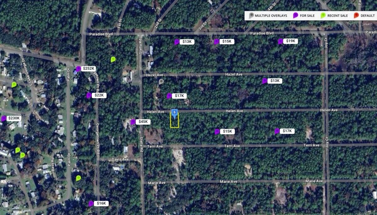 Don’t miss this opportunity to own a residential lot in Georgetown, FL, just steps from the St. Johns River. This property offers incredible flexibility — whether you want to set up an RV, cabin, tiny home, or build a full residence, this lot can accommodate it.
Georgetown offers a quiet, laid-back lifestyle with quick access to the St. Johns River, one of Florida’s premier boating and fishing waterways. Whether you’re looking for a vacation spot, retirement property, or a versatile investment lot, this location has it all.
Nearby Attractions:
St. Johns River (boating, fishing, water sports)
Welaka State Forest & Georgetown Marina
Crescent City shops & restaurants
Daytona Beach ~1 hour, Orlando ~1.5 hours
Buyer pays all closing cost and title fees using sellers title company.