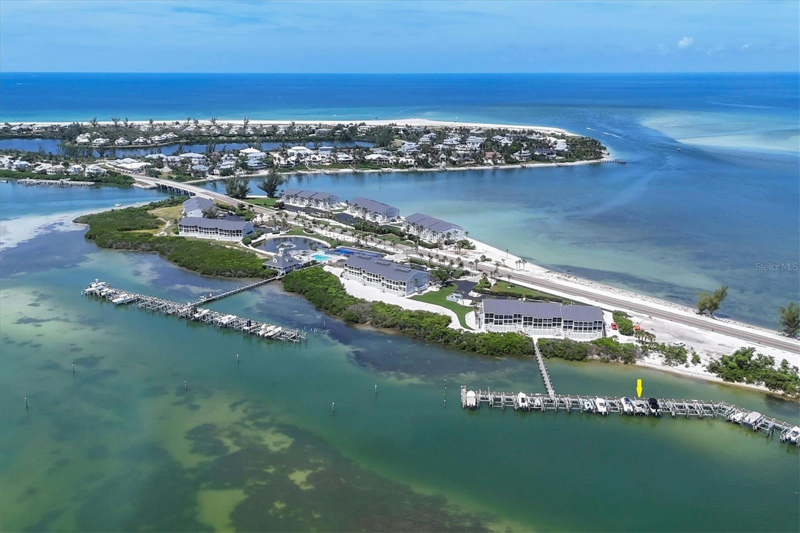 Boca Grande North Marina Boat Slip #14 includes a 10,000-pound capacity boat lift! All docks are made of composite materials. The Boat Slip is deeded, and you do not need to be a Boca Grande North condominium owner to purchase! Deepwater with no bridges and only minutes to the ICW and Gulf of Mexico!