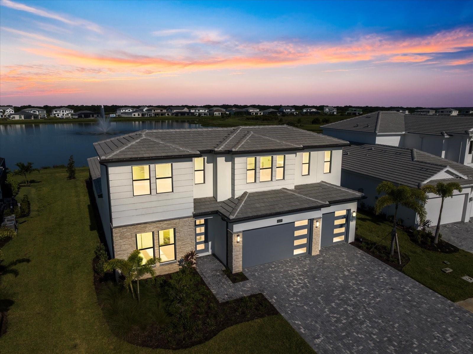 Brand New spacious 4bd/3.5bth Sarasota Home with Swimming Pool, 3-Car Garage and Loft
Step into a beautiful, brand NEW construction 4-bedroom, 3.5-bath home spanning 3,483 square feet on a 9,745 SF lot in the new community of Monterey in Lakewood Ranch, just East of I-75.
The main living area features hardwood flooring, High-vaulted ceilings, and an open-concept flow between the living room, dining room, and kitchen. Large windows invite natural light while offering serene lake views beyond your (soon to be) screened in lanai. Enjoy your private pool and heated jacuzzi.
The kitchen is equipped with stainless steel appliances, granite countertops, and ample cabinet space.
This property features bonuses like a sunny loft, office/den, and full laundry room (washer and dryer included). Plenty of storage space!
The primary bedroom includes a walk-in closet and en-suite bath with a relaxing standalone bathtub. It has wood flooring. The other bedrooms provide plenty of room for family or guests and the flooring is carpet.
This home also boasts a fully finished 3-car attached garage.
No cats or dogs allowed.
The home's location is ideal for commuters as you will be an easy 5-10 minutes away from Fruitville & Cattleman, 15-20 minutes from UTC and Waterside and Lakewood Ranch, 20-25 minutes from the famed Siesta Key Beach, and 20 minutes from Downtown Sarasota!
Enjoy the new restaurants like Cooper's Hawk and Twin Peaks, as well as boutique fitness gyms like F45. The new Publix in Fruitville Commons is conveniently 10 minutes or less drive.
Watch or play Polo? Take a right onto Lorraine Rd, and you're at the Sarasota Polo Grounds in a few minutes!
School district includes Tatum Ridge Elementary, McIntosh Middle, and Sarasota High. SMA is down the road and close by are Out of Door Academy, Cardinal Mooney, and Sarasota Christian School.
NOT PICTURED IS CEILING FANS THROUGHOUT AND BLINDS ON ALL BEDROOM WINDOWS AND NEARLY ALL THE OTHER ONES AS WELL.