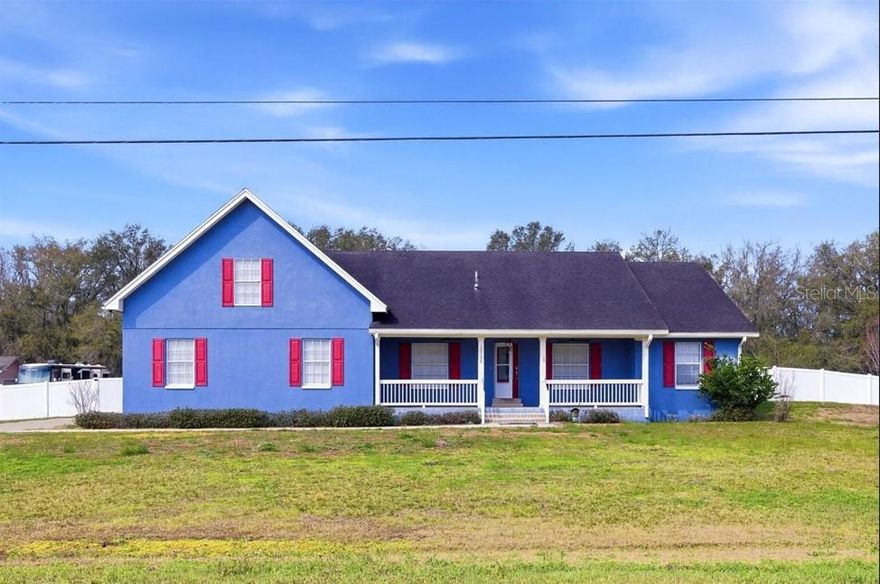 *** ROOF IS IN THE PROCESS OF BEING REPLACED WITH PERMIT, PROPERTY WILL BE DELIVERED WITH A BRAND NEW 2026 SHINGLE ROOF ***Stunning 4-bedroom, 2-bathroom single-family home on 1.13 acres, offering a clean and updated interior with fresh paint, new light fixtures, and ceiling fans throughout. This spacious property is truly move-in ready, combining modern updates with plenty of outdoor space for privacy!