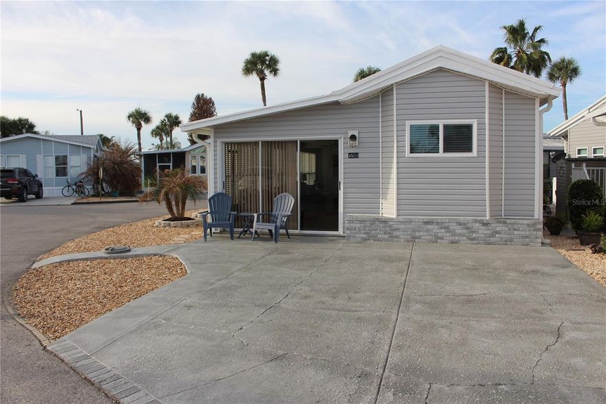 Check out this beautiful 1-bedroom, 1-bath home on a desirable corner lot in the sought-after Outdoor Resorts at Orlando. This well-maintained property features new siding, double-pane windows, and upgraded insulation for improved energy efficiency and comfort. Located in a gated resort community on Lake Davenport with boat access, residents enjoy beautiful water views and a variety of amenities. Conveniently located near shopping, dining, and area attractions, this home is perfect as a vacation retreat, seasonal getaway, or full-time residence.