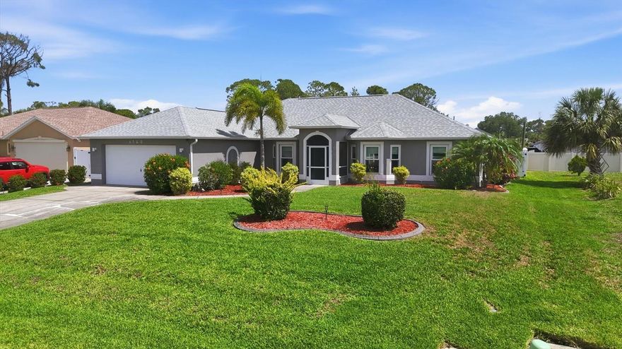 4140 Targee Avenue is in the best  central  location in North Port, minutes to all area shopping, schools and easy access to I-75 at Sumter or Toledo Blade Blvd. It’s also only a 20 minute drive to the wonders of Wellen Park. Tucked back from Salford Blvd and not a thru street, this is a quiet neighborhood.  Targee Ave has City Water and the Property is not in Flood Zone. 

Like so many area homes affected by Hurricane Ian, this  home has been "built back better" with a new roof, some new flooring, interior repairs, painting and decorating.  The HVAC system is a new 4 Ton 16 Seer unit with a transferable warranty as of  April, 2025.  

This spacious home has over 2,300 Square Feet of Living Area with 4 Bedrooms and 2 Baths. It offers an enormous open area with towering Cathedral Ceilings. Upon entering the Entry Foyer to the  Great Room the is  a Formal Dining Area to your left and  an expansive Study or Library area to your right. The main area for TV and entertaining opens up to the  covered Lanai and a beautiful heated heated pool. Surrounding the Screen Cage the Home-Site is a private landscaped yard is  6' White Vinyl Fencing. There is a free standing storage building as well for lawn equipment and pool supplies.  

There is a separate well with a new submersible pump for irrigation. The full front culvert  allows for easy moving.  The front driveway experienced some settling and the Owner had  Helicon perform some concrete lifting.     The home is easy to show by appointment.   The Sellers are paying for and selected the title company, please  allow for a 45-60 day closing. Plenty of time to get the children registered for school in this Fall.    You couldn’t find a nicer 4 Bedroom home with a pool at this price.  Come buy!
