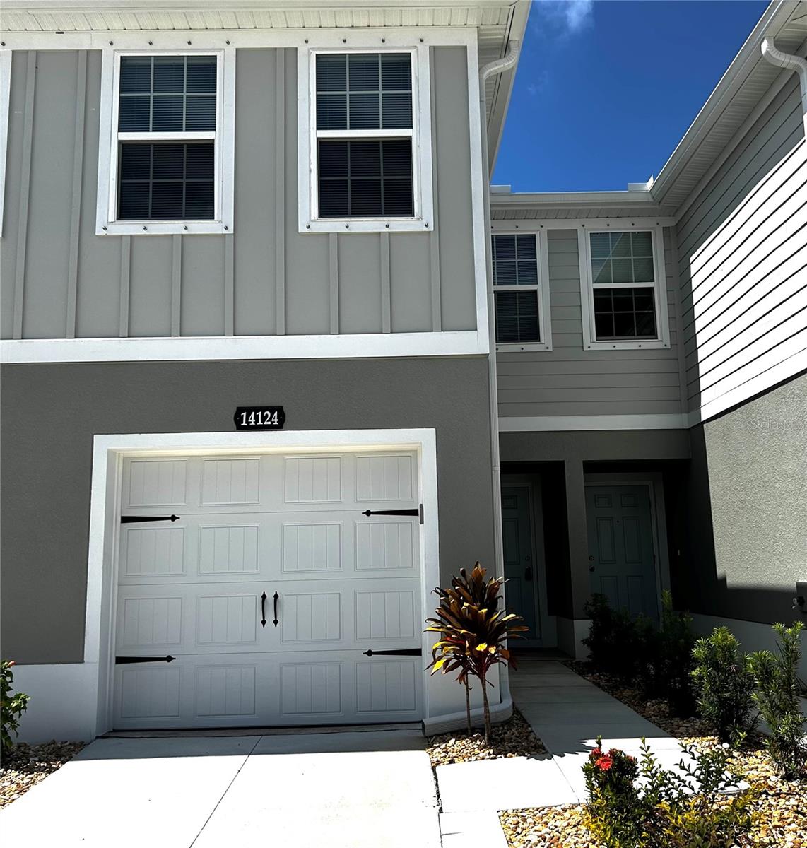 LAKEWOOD RANCH/TOWNHOME..Time to measure for curtains! The warm welcome of this lovely 3-bedroom, 2.5-bathroom townhome begins with curb appeal and continues to the outdoor patio. The rooms are illuminated both by plenty of sunlight, contemporary fixtures and neutral coloring throughout. Exceptional granite countertops are ready for the bread box and fruit bowl. The ensuite primary bedroom is well-designed and peaceful. In addition to the convenience of the private bathroom (walk-in shower), you will find ample closet space to let your wardrobe breathe. The driveway connects to an attached one-car garage that is available for its original purpose or for use as additional flex space. Your outdoor furniture can transform the inviting patio area into an outdoor lounge to enjoy the blue skies and starry nights. The home is located on a quiet, low-traffic street lined with sidewalks. This appealing abode is a special Lakewood Ranch charmer. Open the front door to a pleasant new life in Lakewood Ranch. The townhome is available immediately. Call today!!