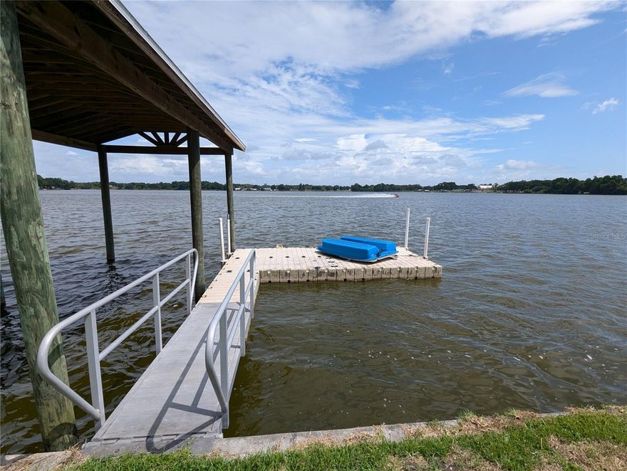 One of a Kind SKI Lake Front Property with Boat House and Floating Dock! Best of All! This Water Front is in Flood Zone X! Bellow's Lake, covering 108 acres, is a Private lake situated in Unincorporated Hillsborough County, with the associated WBID(s): 1579A. This home is Carpet Free!
All Ceramic Tile Flooring. Bedroom Closets All Include a Lovely Pest Resistant Cedar lined interior! Videos and Drone / Youtube Video's are available! Ask your Realtor! You can bring All Your Toys and Park them on your Private Boat Dock with Newer Roof! This Beauty had been updated and you will love the Views from both your Master Bedroom and Florida/Family Room! More Photo's coming Soon! Newer Hurricane Resistant Windows and Many Other Improvements! To many to list!  Absolutely Gorgeous Lake!  Great Views to See! 
Any and All Offer's coming in are being reviewed on 1st Come, 1st Serve! Be the 1st to send us the Highest and Best Offer to Accept!  DON'T MISS THIS ONE BEFORE IT IS GONE!