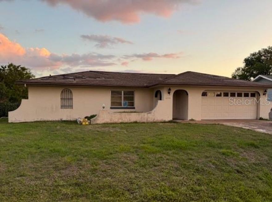 Are you looking for a fixer upper? This cozy pool home has so much potential to return to its' charm and former glory, needing someone interested in taking on a project. The air conditioner is 2.5 tons, 14 Seer and was replaced in 2022. It has city water and is being in an X flood zone flood insurance won't be necessary. The lanai is quite large and could be great for entertaining as it overlooks the kidney shaped pool. Located in the middle of Port Charlotte, on a street that was home to the Parade of Homes at one time with many lovely homes in the neighborhood, it is a quiet area with easy access to either Peachland Promenades and the I-75 exchange as well as Murdock, the commercial hub of Port Charlotte, with shopping and restaurants of all kinds on both ends of nearby Peachland Blvd.. There are many additional amenities including parks, ball fields, golf courses and more. This owner is entertaining cash only offers and all offers will require proof of funds. Come and make this diamond in the rough shine bright again!