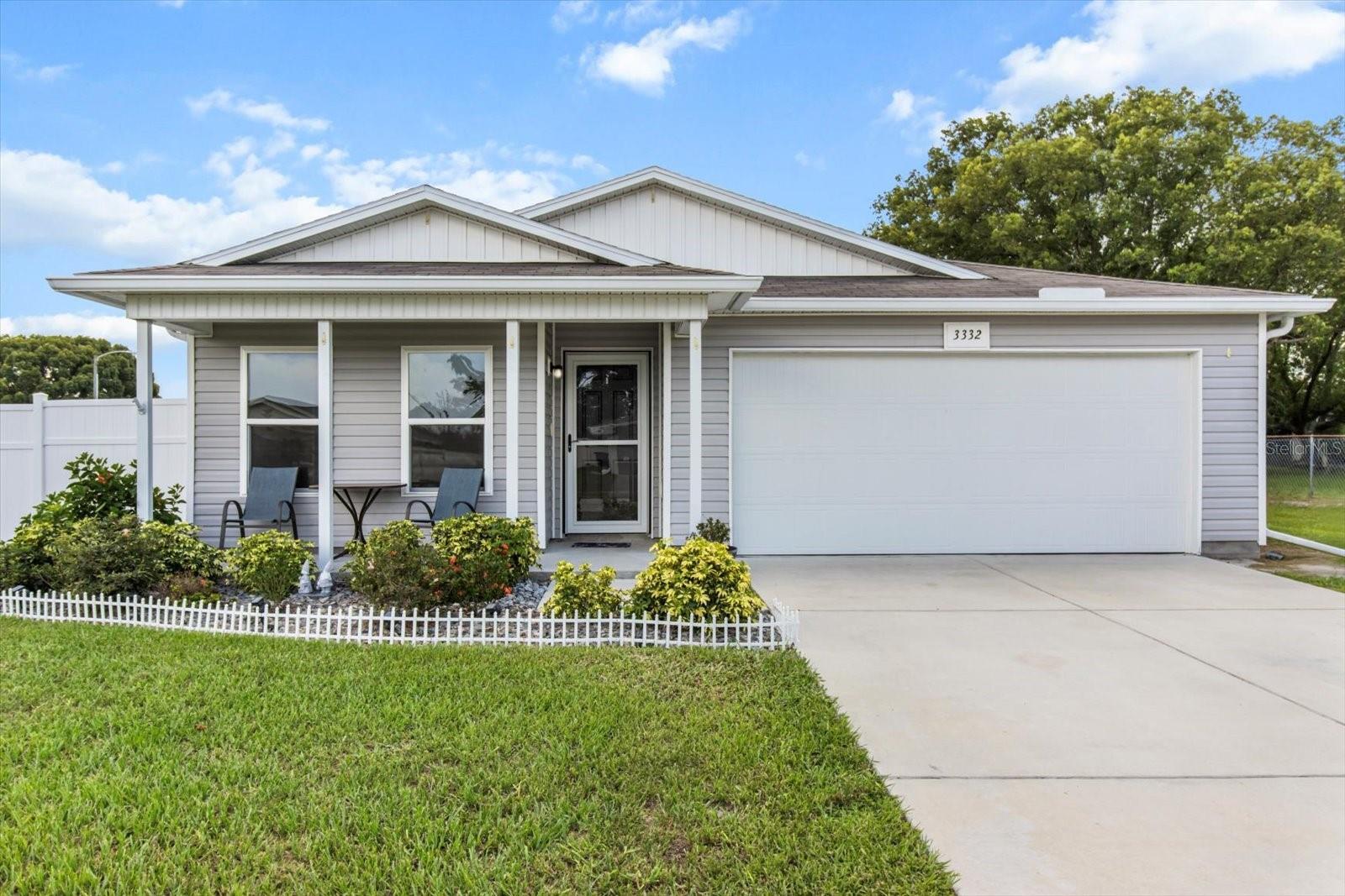 Welcome to this stunning and well-maintained Spring Hill home, built in 2020! This spacious 4 bedroom, 2 bathroom residence offers an ideal blend of modern comfort and Florida living, all with no HOA fees! Step inside and discover an open-concept floor plan that seamlessly connects the main living areas, perfect for both entertaining and everyday family life. The home features a private primary suite, providing a peaceful retreat at the end of the day. Outside, your backyard oasis awaits. Enjoy the Florida sunshine in your sparkling swimming pool, surrounded by a beautiful pavered pool deck. The yard is fully enclosed with a white vinyl privacy fence, creating a secluded space for relaxation and fun. Situated on a desirable corner lot, this home offers both curb appeal and a great location. You'll be part of a family-friendly neighborhood that's just minutes from a variety of shopping, restaurants, and entertainment options. This move-in-ready home is an excellent opportunity to own a piece of paradise in Central Florida. Don't miss your chance to experience all the features this incredible property has to offer!