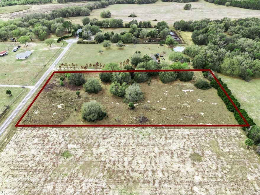 Build your dream home on 5 acres in Groveland, Florida in the desirable Hammock Grove Estates area. This beautiful property offers a mix of open land and mature trees, creating the perfect setting for a private homesite with plenty of space to spread out.

Located in a peaceful rural setting surrounded by estate homes and small farms, the property offers the freedom of country living while still being conveniently close to Clermont, Groveland, and the greater Orlando area. With five acres, there is ample room for a custom home, guest house, workshop, garden, or space for animals.

Enjoy wide open skies, natural surroundings, and the privacy that comes with larger acreage properties, all while remaining within reasonable driving distance of shopping, dining, and major roadways.

Opportunities to purchase 5 acres in Groveland are becoming increasingly limited, making this an excellent chance to create the lifestyle you have been dreaming about in one of Lake County’s growing areas.