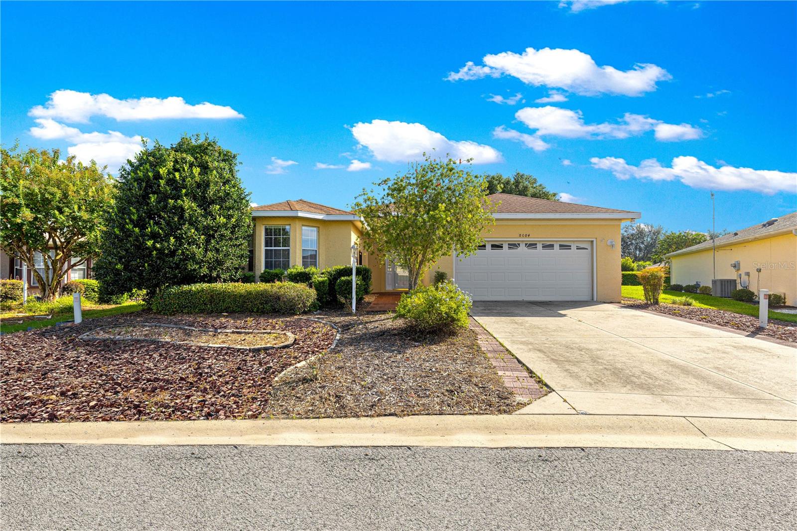 Welcome to this spacious 3-bedroom, 2-bath home located in a desirable 55+ community in Ocala. Built in 2005, this property offers nearly 2,000 sq. ft. of comfortable living space with an open floor plan designed for both relaxation and entertaining. The kitchen provides plenty of storage and counter space, while the living and dining areas flow seamlessly for everyday convenience.
The split-bedroom layout ensures privacy, and the primary suite includes a walk-in closet and private bath. Enjoy the enclosed lanai overlooking the backyard, perfect for morning coffee or evening gatherings. Additional features include a 2-car garage and low-maintenance landscaping. Residents enjoy access to community amenities and a location close to shopping, dining, medical services, and all that Ocala has to offer.