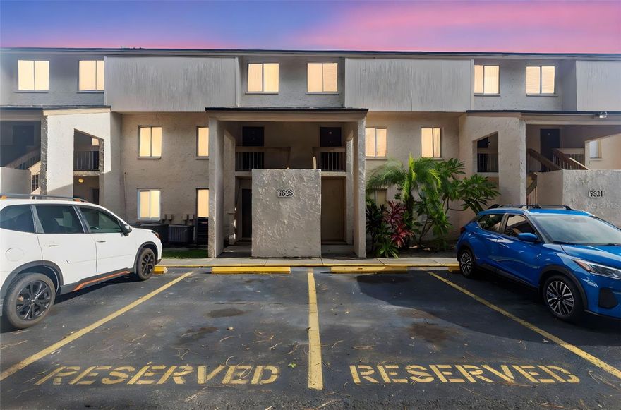 **SELLER IS OFFERING CONCESSIONS FOR MORTGAGE RATE BUY DOWNS AND/OR CLOSING COSTS WITH FULL PRICE OFFER** Affordable Living at its Finest ! This spacious All Ages Condo is perfect as a primary residence, vacation home, OR as a potentially great rental investment ! NEW ROOF in 2022 and NEW HVAC in 2025 ! This 2 bedroom, 1.5 bathroom home has a fantastic open layout downstairs with 2 spacious bedrooms upstairs. The private balcony overlooks the courtyard while the in unit laundry closet gives you the convenience that you need in your every day life. The kitchen is well kept with BRAND NEW STAINLESS STEEL APPLIANCES. The home has been freshly painted throughout and shows how well it's been cared for throughout the years. The community itself features a clubhouse and two pools. This condo is minutes away from interstates I-275/I-75/I-4, Busch Gardens, Adventure Island, USF, Moffitt Cancer Center, Museum of Science & Industry, Hard Rock Casino, MidFlorida Amphitheatre, Fairgrounds, restaurants, shopping, and schools making it the perfect home base for anything you could ever want in your life.