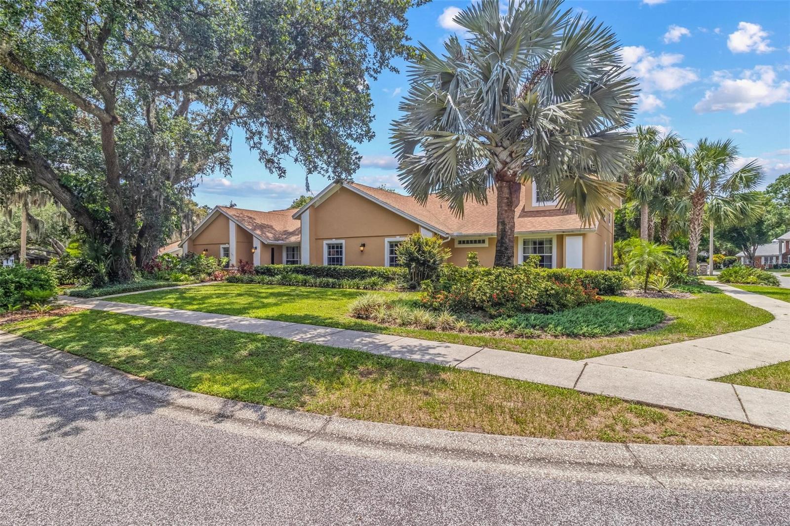 Stunning 5-bedroom 4-bath home with screened-in pool, loft, library & chef’s kitchen – nearly 4,000 sqft of thoughtfully designed living space, offering elegance, comfort, and functionality in every detail.
From the moment you step inside, you'll appreciate the high ceilings, abundant natural light from skylights, and Italian marble tile flooring throughout the first floor. Upstairs features a loft with a spacious walk-in closet—perfect as a flex space or guest retreat.
The chef's kitchen, completely renovated in 2008, features Kemper cabinetry with under-cabinet lighting, pull-out drawers, quartz countertops, a large island, walk-in pantry and breakfast bar. Stainless steel refrigerator, stainless Electrolux oven with induction cooktop, stainless microwave and stainless dishwasher all convey to the new owner! The kitchen’s eat-in nook connects to the screened lanai featuring a comfortable Pebble-Tec finish overlooking the 16,000-gallon saltwater pool. The pool is surrounded by a recently installed cool-deck (2019) and heated by a new electric pool heater (2024), with solar backup available. The pool area is also provided with an outdoor shower for you and your pool guests. Enjoy peace of mind with a removable pool safety fence and fully fenced backyard, plus a pergola and walkway for relaxing outdoor living.
The spacious great room offers cathedral ceilings, a wood-burning fireplace, and beautiful skylights, making it the heart of the home. The master suite boasts French doors to the pool, his and hers walk-in closets, and an en suite bath with garden tub and separate shower.
All bathrooms were updated in 2008, the roof replaced in 2012 and the exterior was just painted in 2024. Indoor laundry room comes equipped with washer and dryer for the buyer’s convenience! The dedicated library/study boasts built-in shelving and a desk area to make the most out of the space. Permeable paver driveway leads up to a spacious 3-car garage with additional workshop/storage area.
Additional Highlights include ceiling fans in all rooms, double pane windows, anti-heat blackout shutters, two-zone A/C (5-ton system in 2012, 3-ton in 2020), whole home water softener/filter system (2022), Brinks security system, Rainbird irrigation, annual termite inspections and a reinforced hurricane room (2008) for an added measure of safety for unpredictable Florida weather. HOA fee is only $150/yr!
This well-maintained home has it all—modern features, smart upgrades, and timeless appeal. Schedule your private showing today and experience luxury Florida living at its finest! Take a virtual self-guided tour via Matterport in the provided virtual tour link!