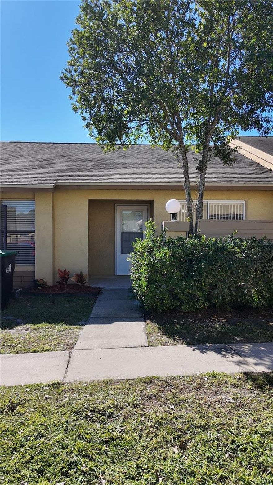 Beautiful move-in ready home in an incredible location between Orange Ave and Landstar, near the train station. No neighbors behind. Close to shopping centers, hospitals, the airport, Hunters Creek, Lake Nona, and Disney parks. Features two spacious bedrooms, each with a private bathroom. The master bedroom includes a walk-in closet. This property also boasts a large, covered backyard perfect for family gatherings. Schedule your appointment today to request a showing.