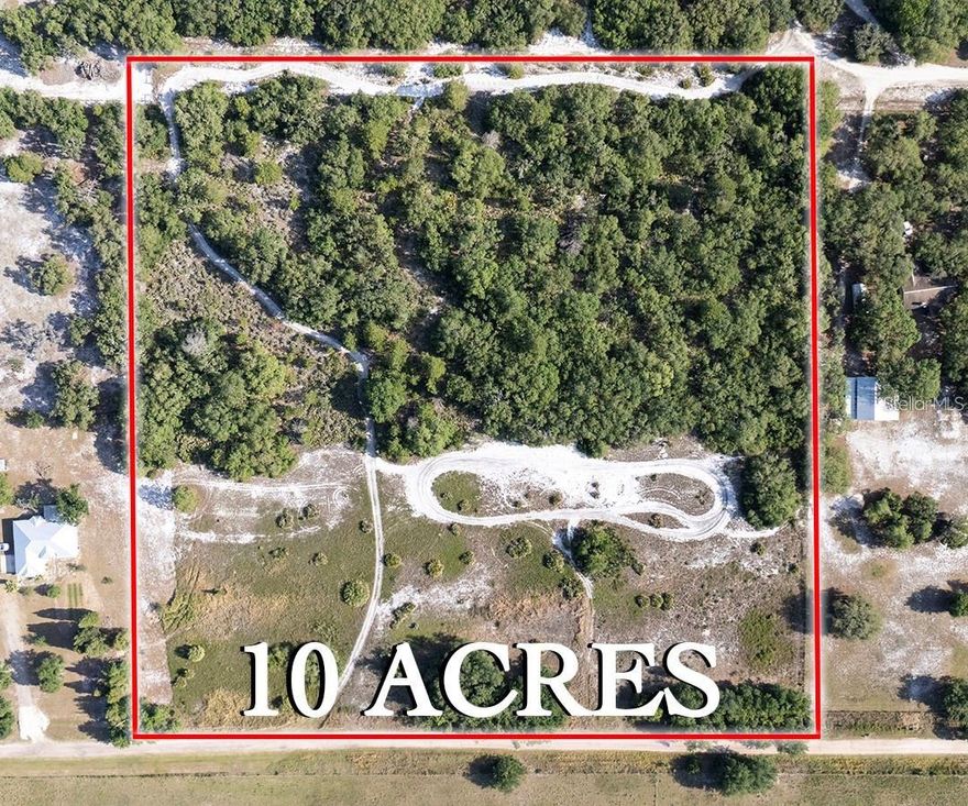 10 acre lot with plenty of privacy yet easy access to everything to enjoy the Florida lifestyle. This is an incredible opportunity to own 10 acres just 10–12 minutes from shopping and amenities, this property offers privacy, space, and flexibility. A great opportunity for anyone looking to build or invest. Buyer & buyers agent to verify all dimensions and parcel info
