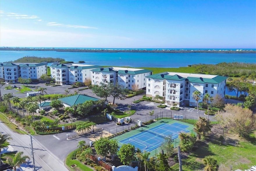Looking for a Structurally Strong Condo Development on the ICW, then you have it at The Grande Preserve On Lemon Bay. It is a 48-Unit Community which has magnificent views of the ICW & nightly sunsets. This Top Floor, Middle Unit comes Turnkey with Boat Slip #31 with 10,000# Lift (Valued at $70,000) & 2 Parking Spaces, 2 Storage Cages. It has 3 Bedrooms, & 2.5 Bathrooms, Walk In Pantry & Laundry Room. New Carrier HVAC in December 2025, The Kitchen has Wood Cabinets, Granite & Plenty of Storage. Large Master Suite, sliders to Lanai. Granite in Master Bathroom. Tiled throughout living area & brand-new carpets in the bedrooms. Hurricane Rated & Insulated Windows throughout & Lanai Sliders have Hurricane Roll Down Shutters. Owner Provided Financing to Qualified Buyers. Building Insurance for Wind & Flood is $208.33 Month (Paid in Condo Dues). Plenty of Storage Closets & the owner has recently painted throughout. 48 Wonderful Owners that help make this hidden “gem” a perfect place to live, work & play. This is an active community & it offers the perfect FL Lifestyle! Whether you want to just lay by the pool, explore the Intracoastal Waterway on your boat, or be more active, this area on Lemon Bay has it all. Pickle Ball/Tennis, Clubhouse/Gym, Pool/Hot Tub, Fishing/Boating & numerous Golf Courses close by.