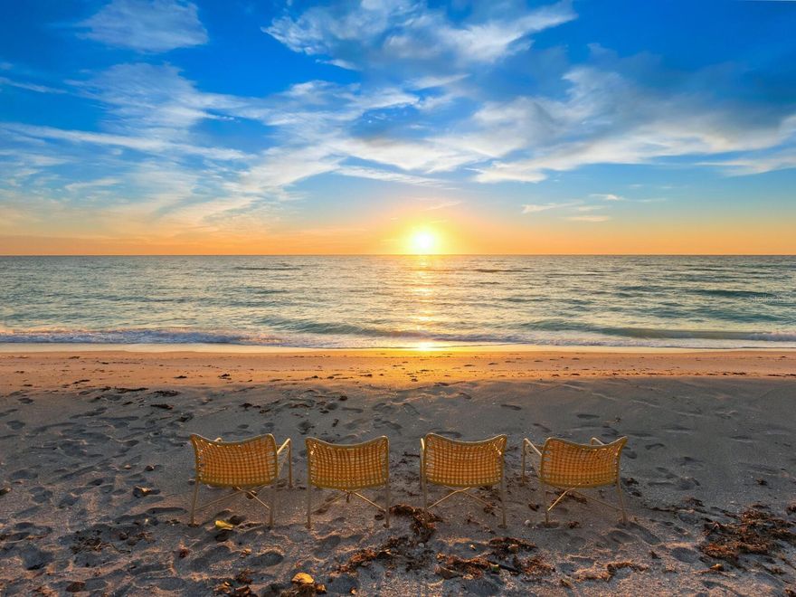 Nestled on the serene expanse of North Casey Key, this sprawling 1.5-acre Gulf-to-Bay estate presents an extraordinary opportunity to possess a slice of paradise. From its private white sand beach gracing the azure Gulf of Mexico to the tranquil bay waters, this property encapsulates the epitome of coastal living. Enveloped by majestic oaks and cedar trees, this sanctuary exudes an unblemished "Old Florida" charm, offering a private, idyllic retreat. The main house, a tastefully designed 2-bedroom, 2-bath contemporary dwelling built in the early 1970s, seamlessly blends with its surroundings. Its vintage allure captures breathtaking Gulf and Bay vistas from almost every room, boasting high ceilings, a sun-soaked courtyard, and abundant natural light, awaiting the personal touch of its next owner. Adjacent to the main residence, the 2-bedroom, 2-bath guest house crafted in 2002 complements the panoramic Gulf views with bamboo flooring and Bahama shutters. The ground floor features a versatile bonus room, a full bathroom, and an oversized two-car garage, offering convenience and space during renovations or new construction, as the value is in the land. Spanning over 500 feet in depth, this estate showcases 180 feet of pristine Gulf frontage with a private beach void of public access and approximately 100 feet on the bay. Delight in the newly installed private dock on the bay, offering a gateway to aquatic adventures. Life on the exclusive north end of Casey Key unfolds at a serene, enchanting pace, evident the moment one crosses the historic swing bridge. This Gulf-front haven transcends mere residence; it extends an invitation to immerse oneself in an exclusive island paradise reminiscent of the Caribbean. Imagine the soothing melodies of gentle waves, the allure of shell-strewn shores, playful dolphins frolicking against the canvas of stunning sunsets and starlit skies—a daily symphony of tranquility. For those yearning for a serene coastal lifestyle, this property beckons as a rare opportunity on one of Florida's most coveted barrier islands.
Casey Key, spanning 8 miles with winding roads and fewer than 400 single-family homes, embodies seclusion and prestige. Gulf-front owners claim their beaches up to the mean high-water line, ensuring unparalleled privacy. The island's intimate character is preserved, with construction limited to single-family homes. Conveniently situated north of the historic Blackburn Point swing bridge, accessibility to this enchanting island is effortless. Nearby amenities include golf courses, tennis facilities, upscale dining, shopping, medical services, and the nationally acclaimed Pine View School. For those seeking cultural indulgence, downtown Sarasota's vibrant scene is a mere 30-minute drive over the north bridge, offering entertainment, dining, and shopping. Venice Island's charming downtown beckons just 15 minutes away. Easy access to Interstate 75 and the region's private and commercial airports further enhances the convenience of this remarkable locale.