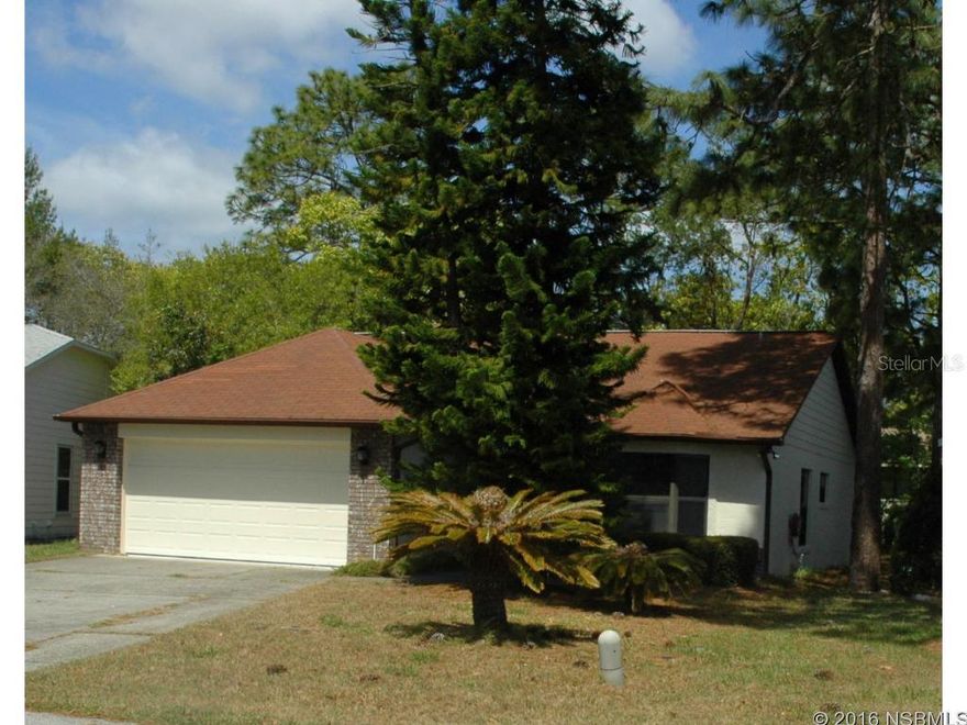 Come enjoy easy living in beautiful 55+ Summer Trees Community. This charming 2 bedroom 2 bath home, with a 2 Car Garage is furnished and ready to move in. New Air Conditioner and water heater recently installed. This charming home has a split bedroom plan with an open family room/dining area which includes vaulted ceilings in the family room. Great for entertaining as you prepare your favorite treats in the open kitchen. Relax in your master bedroom which has a large walk in closet and updated bathroom.Enjoy your enclosed screened porch and listening to the calm of the day. This sturdy concrete block unit is ready for a new owner to enjoy morning coffee and afternoon sunsets on their private back porch! Or if you so desire, there are miles and miles of shaded walking and bike paths.The home has great curb appeal welcoming for family and friends alike. As you enter this home you are greeted by a cozy family room with wall space to create several different seating and TV arrangements. The open kitchen features enough storage and counter top space to prepare meals, but isn't so large you have to spend hours cleaning, so there is more time for gardening, walking the trails, swimming in the heated community pool, visiting the beach, or enjoying any number of local entertainment ;Water: City