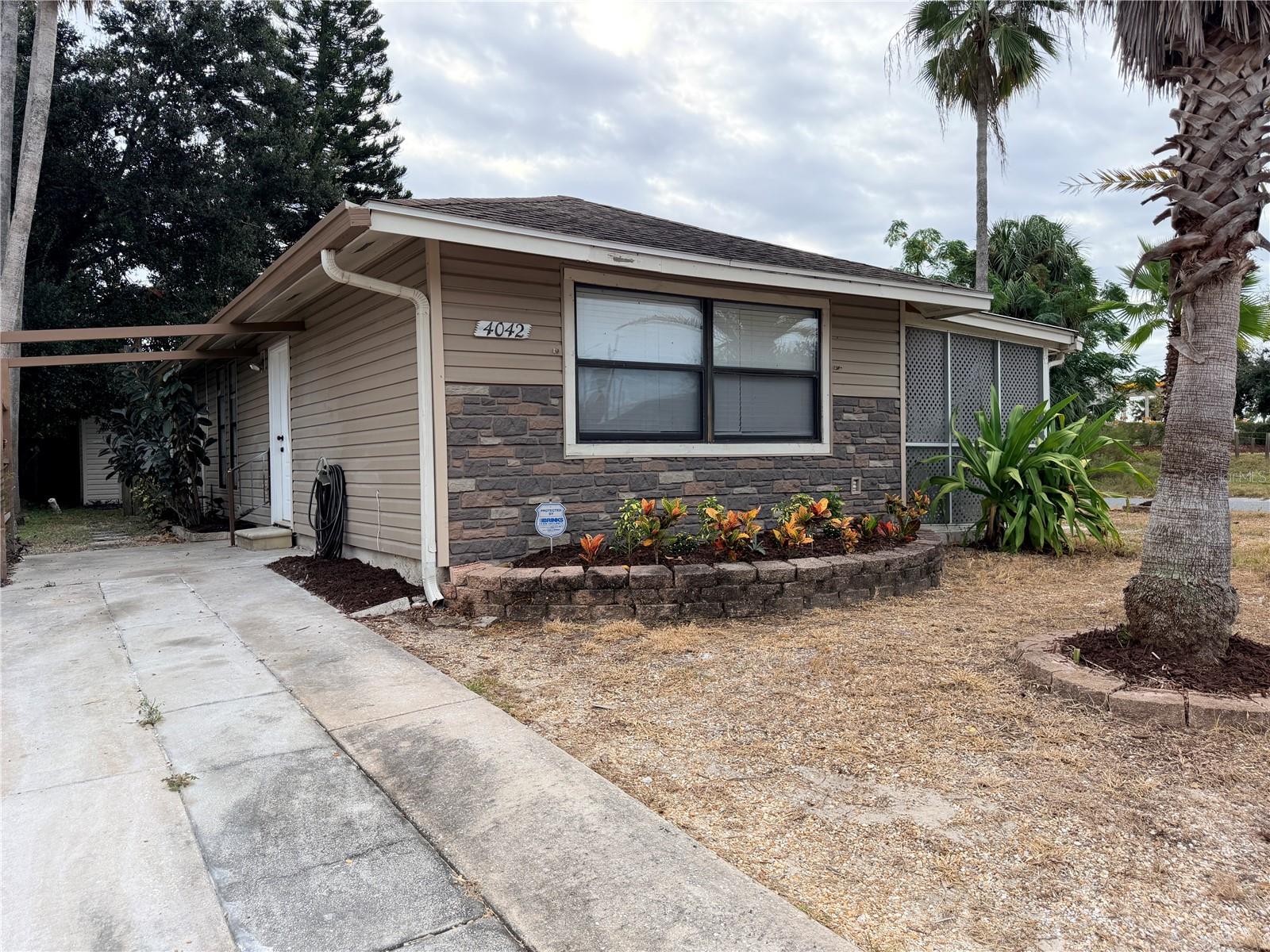 Say goodbye to separate bills! This charming 1 bedroom, 1 bath home at 4042 Boulder Drive offers ALL utilities included for one simple monthly price! Electric, water, sewer, and garbage are all covered, making this the perfect hassle-free place to call home. (Cable & Internet not incl)
Inside, you’ll find a freshly remodeled space with new wood-look laminate floors, fresh paint, and a modern kitchen featuring refinished cabinetry, brand new white quartz countertops, and stainless steel appliances (refrigerator, stove, and microwave).
The updates continue with stylish black fixtures throughout, including faucets, hardware, mirrors, and ceiling fans in both the living room and bedroom. The bedroom is huge and features 3 large closets! A brand new stackable washer and dryer adds convenience right at home.
Enjoy Florida living with your screened-in patio, perfect for morning coffee or evening relaxation. A long driveway provides plenty of private parking.
Located just off Highway 54, you’re less than 3 miles from Downtown New Port Richey and Sims Park, with easy access to shops, dining, and local events.
? What’s Included:
Electric, water, sewer, and garbage — all in one monthly rent payment!
1 Bedroom / 1 Bathroom
Fresh paint & new laminate flooring
Quartz countertops & stainless steel appliances
New washer & dryer
Screened patio & private driveway
Convenient location near Hwy 54 & Downtown NPR
(Occupied Mother In Law Suite in the Backyard. Please don't disturb tenant.)
Renter’s insurance required
Resident Benefit Package Required ($60/month and includes 4 On Demand Pest Control Treatments per year, Bi Monthly A/C Filters, and Renter's insurance if you'd like (or you can provide your own for an $11.95 discount)
Application/prep fees and pet fees may apply.
Enjoy the HASSLE FREE convenience of all-inclusive living — schedule your tour today!