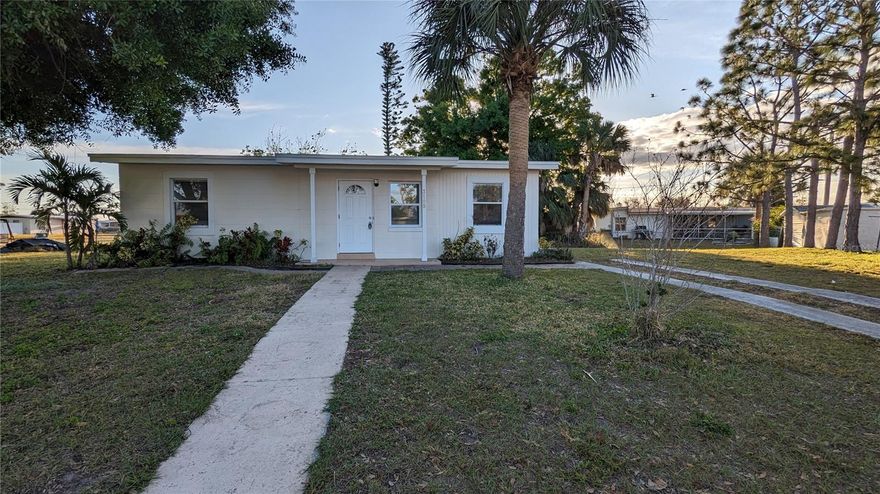 This cozy conveniently located 2 bed 1 bath property is ready to be called your next home. This home features laminate flooring throughout, appliances, three AC wall units, ceiling fans throughout, new washer & dryer and a large fenced back yard. The home is located just minutes from most conveniences, two hospitals and employment. Please view the video tour or make an appointment to view the property in person. Three months required to move-in. Annual lease only. All applicants must pay a $75 application fee for a background check. No pervious evictions will be allowed. Only one pet allowed with a $250 pet deposit.