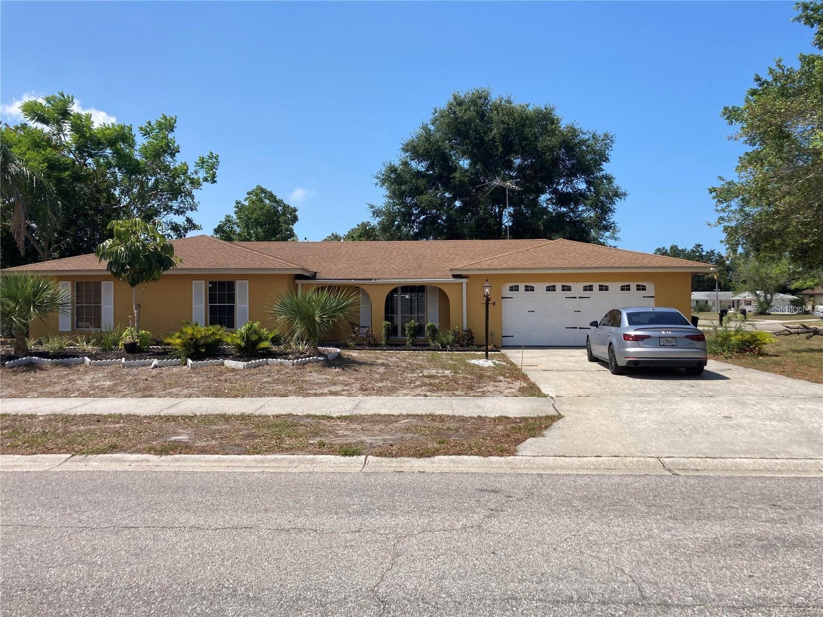Three Bedroom 2 bath home. Convenient to Sarasota and Bradenton, this delightful home features updated baths, modern laminate flooring, fresh paint, and much more. The living room, dining area, and eat-in kitchen all overlook the private screened lanai and back yard. The home is situated on a large (nearly 1/3 acre) corner lot with mature landscaping, shade trees, and a great view of the peaceful dog park just across the street. The park offers picnic tables beneath large shade trees, as well as ample parking- providing a great place for your family picnics and casual gatherings. This home is within easy walking distance to Sarasota Bay (for great sunsets), as well as the Sara Bay Country Club (ranked in the top 50 golf courses in all of Florida). The neighborhood is in a great location, convenient to the Sarasota-Bradenton International Airport and lots of attractions including Ringling Museum, Jungle Gardens, Selby Gardens, USF, the 10th St. boat ramp, and downtown Sarasota. Both Lido Beach and the University Town Center mall are only about 9 miles away. Pet friendly
