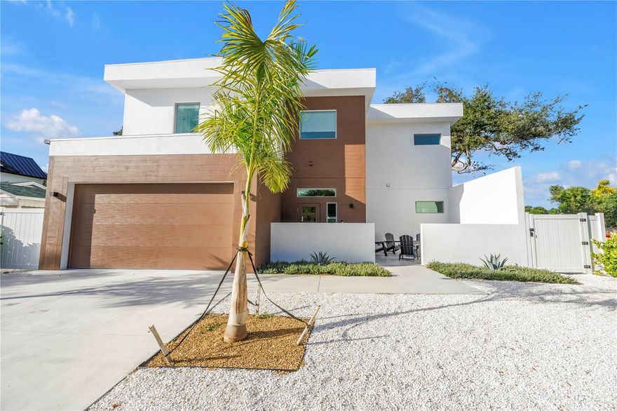 Make yourself at home in this stunning brand-new getaway, where everyday living feels like a vacation. With over 3,600 square feet of beautifully designed space, this home offers all the room you need to relax, work, entertain, and truly settle into the Sarasota lifestyle. Step through the charming courtyard entrance and into bright, open living areas filled with natural light and tall ceilings, to find a comfortable layout and tasteful details that create a space that is as welcoming as it is impressive. The kitchen will quickly become your favorite spot, with high-end appliances, custom cabinets, a walk-in pantry, and a large quartz island that is perfect for casual meals or conversation while cooking. Life here flows easily from indoors to out, with multi-panel sliding glass doors that open to your own private fenced backyard retreat, featuring a relaxing spa and sparkling saltwater pool that surrounds a cozy recessed fire lounge, creating a distinctive and luxurious ambiance. The outdoor kitchen, complete with grill, sink, refrigerator, and bar seating, makes hosting friends a breeze, while the air-conditioned pool house, with a half bath and an outdoor shower, adds even more convenience. Each of the six bedrooms has its own en suite bath and walk-in closet, giving you and your guests privacy and comfort. There is also a second-floor balcony for morning coffee, a full laundry room with a utility sink, and a spacious two-car garage. Located in a highly desirable Sarasota neighborhood, this home is available for weekly stays but is especially ideal for longer rentals. You will be just minutes from world-class beaches of Siesta Key, lively downtown Sarasota, and some of the area’s best dining and shopping. Whether you are here for a season or a year, this home offers the perfect balance of relaxation and convenience. **SEASONAL / MONTHLY / WEEKLY RENTAL AVAILABLE. PLEASE INQUIRE W/ LISTING AGENT**