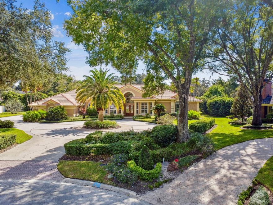 One or more photo(s) has been virtually staged. Step into this beautiful single-story residence located in Avila, a premier guard-gated golf and country club enclave in Tampa Bay. The setting for this home is nothing short of breathtaking. Nestled on a peaceful cul-de-sac and occupying nearly one acre, this property offers an exceptionally picturesque backdrop.
Upon your arrival, you'll be greeted by the meticulously manicured landscaping that gracefully accentuates the home's architectural style. Featuring 5 Bedrooms, 5 Bathrooms,  Home Office,  Bonus Room, Swimming Pool & Spa, and  5,152 square feet of air-conditioned living space, this residence is sure to captivate your heart and become your haven.
As you step through the double front entrance doors, you'll be welcomed into the stunning living room, which exudes elegance and charm. The open floor plan is thoughtfully designed to maximize space and functionality while allowing an abundance of natural light to fill the home through its numerous windows and French doors. The kitchen has undergone an extensive transformation, featuring custom cabinetry, quartz countertops, and  professional-grade appliances. The island in the kitchen provides a welcoming space for seating, and the adjacent kitchen dining room creates an ideal setting to gather. The kitchen effortlessly connects to the adjoining family room, creating a seamless flow that enhances the joy of entertaining. The family room is adorned with a striking stone accent wall and elegant, rich wood floors. The owner's retreat serves as an idyllic private haven, featuring spacious his and her walk-in closets and a beautiful bathroom. From the owner's retreat, French doors open to reveal your screened-in swimming pool and spa, offering a tranquil escape. Within the residence, you'll find three ensuite bedrooms  and two additional bedrooms that share a completely renovated Jack and Jill bathroom. The home boasts a fantastic bonus room, perfect for hosting gatherings and entertaining. It's the ultimate space for watching movies or playing a game of pool. Step outside to discover an extraordinary outdoor living area. The screened-in pool and spa create an ideal haven for basking in the Florida sunshine. Additionally, the ample covered patio space allows you to relish outdoor living, regardless of the weather.
The backyard is truly remarkable, offering a multitude of possibilities. You can consider building a guest house, crafting a private putting green, the possibilities are endless. Come home to Avila and enjoy the security, privacy and lifestyle that is the best in Tampa Bay!