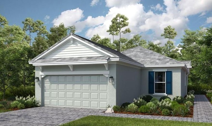 Under Construction. What's Special:  Extra Garage Storage | Extended Patio | Dedicated Study | South Facing Patio.  New Construction - May Completion! Built by Taylor Morrison, America's Most Trusted Home Builder.  Welcome to the Roma at 3219 Alba Circle in Esplanade at Azario Lakewood Ranch! The Roma offers a beautifully designed one-story layout that brings together comfort and ease in a bright, welcoming way. From the side entry, you step into the heart of the home where the kitchen, great room, and dining room create an open and inviting space for gathering and relaxing. A sun filled extended screened lanai sits at the back of the home and provides a lovely spot to enjoy the outdoors. The primary suite is set just off the great room and features a charming bay window, a walk-in closet, and a calming bathroom with dual sinks, a private commode, and a spacious shower. On the opposite side of the home, you’ll find the secondary bedroom and an additional full bathroom, along with the study and the laundry room. With two bedrooms, two bathrooms, a study, and a two-car garage, this detached villa home blends thoughtful design with everyday comfort. Additional Highlights Include: study with double pocket doors in place of flex room, extended screened lanai with rough in plumbing for future outdoor kitchen, tray ceilings, 4' garage extension, 8' interior doors, impact windows, pre-plumb for future laundry tub, upgraded painted linen cabinets, quartz countertops, and cushion close cabinets and drawers at kitchen. Photos are for representative purposes only. MLS#A4682591

Resort-Style Living in Esplanade at Azario Lakewood Ranch, the perfect blend of relaxation and recreation! Enjoy the heated resort-style pool, state-of-the-art fitness center, and energizing aerobics classes. For outdoor enthusiasts, there are pickleball courts, scenic trails, Vitality Park, and if golf is your game, you'll love Esplanade's 18-hole championship course! Unwind with a facial massage or by the fire pit after a workout. Exclusive amenities like a Wellness Center, Culinary Center, and sports courts ensure there's something for everyone, whether you want to stay active or relax in style.