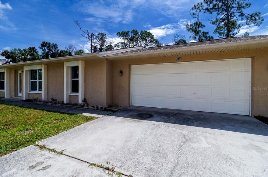 This spacious 2-bedroom and 2-bathroom home features 1,272 sq. ft. The living room is open and airy. Upgraded kitchen has plenty of counter space.  All stainless-steel appliances. Each bedroom has its own bathroom.  The house is freshly painted and has modern fans in every room. Conveniently located, this home provides easy access to key areas including Port Charlotte, Englewood, Wellen Park, and Venice. Nearby amenities include shopping centers, hospitals, schools, and the Centennial Park with numerous recreation facilities.