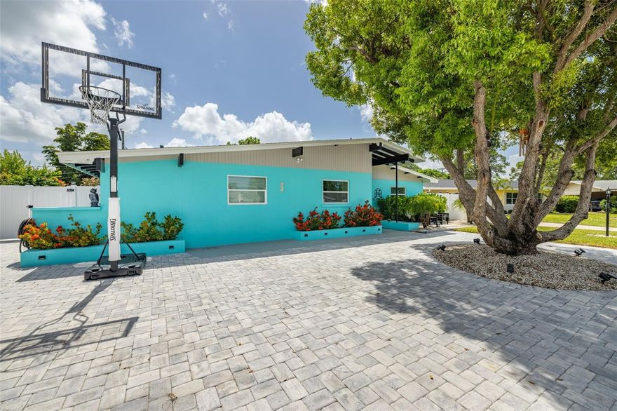 CUL-DE-SAC ! Fully Renovated West Bradenton Gem – Minutes from the Beach!!! Welcome to this beautifully updated 3-bedroom, 2-bath home located in a safe and peaceful culdesac street in West Bradenton. Renovated in 2021, this property offers modern comfort and style, featuring luxury vinyl plank flooring throughout and ceramic tile in the bathrooms. The spacious 0.24-acre lot provides ample room for outdoor fun, sports, and entertaining. Enjoy fresh fruit from your very own lemon, avocado, and orange trees! The front and backyards were fully paved in 2024, creating expansive patio areas perfect for gatherings, while the metered sprinkler system keeps both the front and back yards lush year-round. The property is fully fenced for privacy and ideal for pets or play. The oversized driveway offers generous parking space for guests, RVs, or boats. Just 6 miles from Bradenton Beach and close to schools, parks, and local amenities, this home offers the best of Florida living!