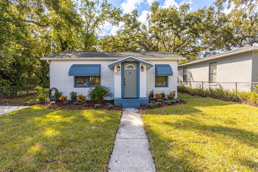 Tucked away just two houses from the scenic Hillsborough River, this beautifully maintained 1949 home blends vintage character with thoughtful updates. Featuring 2 bedrooms and 2 full baths, the home also includes a flexible bonus space at the rear—perfect for a third bedroom, home office, or cozy lounge.

The renovated kitchen offers modern convenience with updated finishes while maintaining the home's timeless charm. Natural light fills the living areas, creating a warm and inviting atmosphere throughout.

Step outside to enjoy a spacious covered patio, ideal for relaxing or entertaining year-round. The backyard also features a generously sized storage room, providing plenty of space for tools, gear, or future projects.

With its unbeatable location near the river and versatile layout, this home is a rare find in a quiet, well-established neighborhood—don’t miss your chance to make it yours!