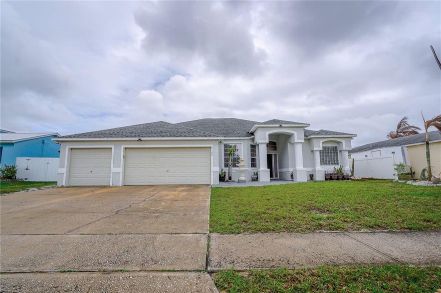 Recently renovated and move-in ready! This beautifully updated property features new flooring, a modernized kitchen, and refreshed bathrooms with stylish finishes throughout. Enjoy Florida waterfront living with a private boat dock and boathouse leading to Banana River — perfect for boating, fishing, and sunset views. Spacious 3-car garage offers plenty of room for vehicles, storage, or hobbies. Conveniently located close to shopping, dining, and everyday amenities. A rare opportunity to own an updated waterfront home in a prime location.
