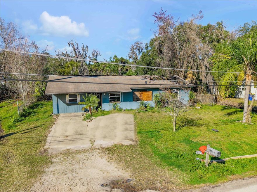 The property experienced a fire and is being sold as-is, offering a unique chance for a buyer to renovate and reconstruct to their vision. Whether you’re an investor, contractor, or buyer looking for a project, this is a rare opportunity to bring new life to a home in a great location.

Buyer to perform all due diligence regarding permitted repairs, renovations, and rebuilding requirements with the City of Edgewater.