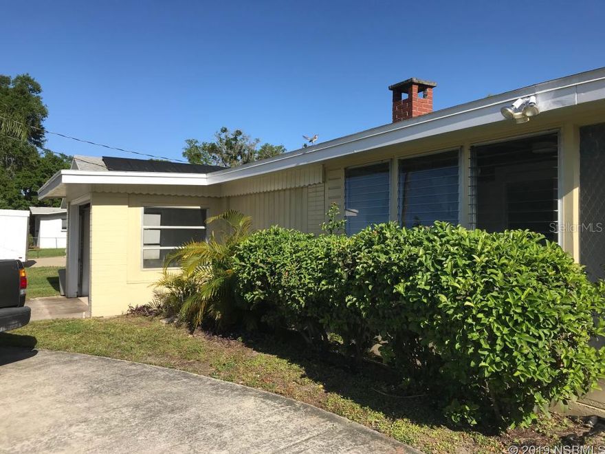 Large spacious 3 bedroom 1.5 bathroom house for rent mainland NSB. Fenced yard. Excellent location close to golf, beach, shopping public transportation. House has been newly painted and tuned up ready for a new family. Some pets allowed with non refundable pet fee. No aggressive breed animals. For best results contact real estate professional directly for application and showing instructions. More pictures coming soon.