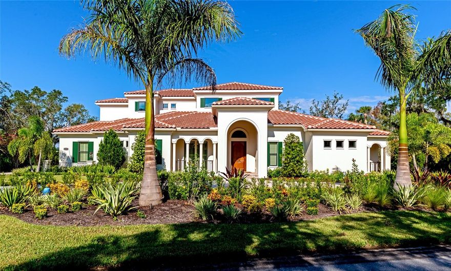 How to describe a masterpiece?! This home was completed in February 2023, and is ready for a new owner to enjoy the breathtaking features it offers. This home is still under the builders warranty! It’s like getting a new home without the two year wait for a custom built home! This gem is truly a one of a kind in The Oaks Country Club Community.  The Oaks is considered to be the pinnacle in country club living and best of all THE SELLERS ARE OFFERING TO PAY THE $100,000 CAPITAL CONTRIBUTION ON BEHALF OF THE BUYER! (With acceptable contract.) The owners have painstakingly thought out each detail from purchasing the lot, drawing up plans with an architect to having the home custom built by Henson Contractors, to making sure every item was of the finest quality. The home is situated on one and a half lots, making for a grand appearance with a circular paver drive and a side paver drive leading to the oversized 3 car garage with epoxy floors and built-in cabinetry.  The interior exudes quality from the minute you arrive at the custom 4 foot wide solid mahogany front door.  Entering the home you will come upon the great room with expansive 24’ ceiling height and a chandelier that is one of the focal points. Other features of the greatroom include built-in bookcases, fireplace and coffered ceiling.  Open to the great room is a wet bar enclave just perfect for entertaining.  Another breakfast bar area opens to the kitchen. Ah, the kitchen!  Every detail is of highest quality including a Miele steam/convection built-in oven, two kitchen sinks (a third sink in the bar enclave), propane gas Wolfe range, custom cabinetry, Sub-zero 42” wide refrigerator, a pantry with sliding ladder and more! The master suite is a dream come true! Two walk in closets that should satisfy those looking for the ultimate in closets. A triple mirrored dressing area in also a unique feature.  The master bath is exceptional with large double headed shower and plenty of cabinet and counter space.  Currently used as an office, the fourth en-suite bedroom has rich wainscoting, and a private bath.  The den is currently used as a piano room and offers floor to ceiling book cases. Upstairs is the loft large loft, another bedroom and bath. Doors lead to the second floor balcony with retractable awning. Other features include an AV closet, a drop zone room for a future elevator. The outdoor living space is outstanding! Large covered lanai with two seating areas, in-wall gas fireplace, plus 3 remote controlled hurricane shutters, travertine flooring, 18x32’ salt water, heated pool with sun shelf and spa. Expansive clear view screening, outdoor shower, outdoor kitchen. Other features are impact windows throughout, “Lutron” programmable light switches, 3 air handlers, dream laundry room, powder room with Murano vessel sink, two tankless recirculating hot water heaters, Generac 38 kw whole-house standby generator, whole house water filter, “control4” home automation (security, lighting and comfort/temperature)and extensive landscaping gives a well established look.  Reading a list of features is nothing compared to coming to see this showplace! If you are in the market for a classic and timeless new home, you will not find anything finer on the market!  HOA fees do not include mandatory Country Club Fees. Check pricing schedule for details. Come take a look at The Oaks Country Club and if your are not familiar with The Oaks it is a historic landmark community -  where luxury lives!