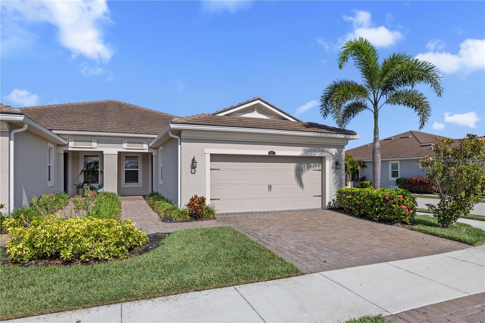 This fantastic ANNUAL Rental is being leased partially furnished in the sought~after, amenities rich community of Sunrise Preserve at Palmer Ranch. This versatile 2 bedroom + Den+ 2 car garage, built in 2020, is the perfect floorplan for everyone!! The Chefs Kitchen is the main focal point to the home with a large pantry, gas stove, lots of cabinets, large eating bar/island, and leads to the large gathering room and dining room. The Main bedroom is spacious with a large walk-in closet and dual sinks. The guest bedroom is of good size with a beautiful adjacent bathroom. There is nice lanai perfect for sunsets and enjoying the Florida sunshine. Sunrise Preserve is a gated community featuring a clubhouse with activities, fully equipped fitness center, tennis courts, bocce courts, pickleball courts, fire pits, and a resort style heated pool & spa. Conveniently located just down Honore from Clark Road ~ easy commute to restaurants, beaches, and I-75
