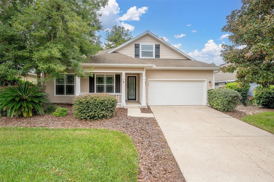 *New roof to be installed with acceptable contract." Spacious 5BR/3BA home with a desirable 3-way split plan, offering flexibility and comfort for any lifestyle! The open-concept layout is ideal for entertaining, with a dining area, well-appointed kitchen featuring granite countertops, island, stainless steel appliances and ample cabinetry. The generous primary suite offers walk-in and reach-in closets, en-suite bath with dual split vanities, a jacuzzi tub, separate shower and private water closet. The 5th bedroom features a private en-suite—perfect as an in-law suite, guest suite, bonus room, or home office. Enjoy brand new carpet, fresh interior paint, and luxury vinyl plank flooring throughout the main living spaces. Relax outdoors on the screened lanai overlooking a fully fenced backyard with paver patio, play set, and storage shed. Built in 2005 and located in a vibrant community offering a pool, kiddie pool, tennis/pickleball courts, basketball court, playground and dog park. Just minutes to Jonesville Park, UF, Santa Fe College, Shands/UF Health, HCA North Florida, Celebration Pointe and Butler Plaza!